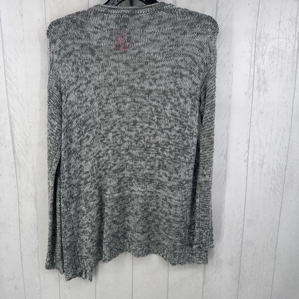 S l/s open studded cardigan