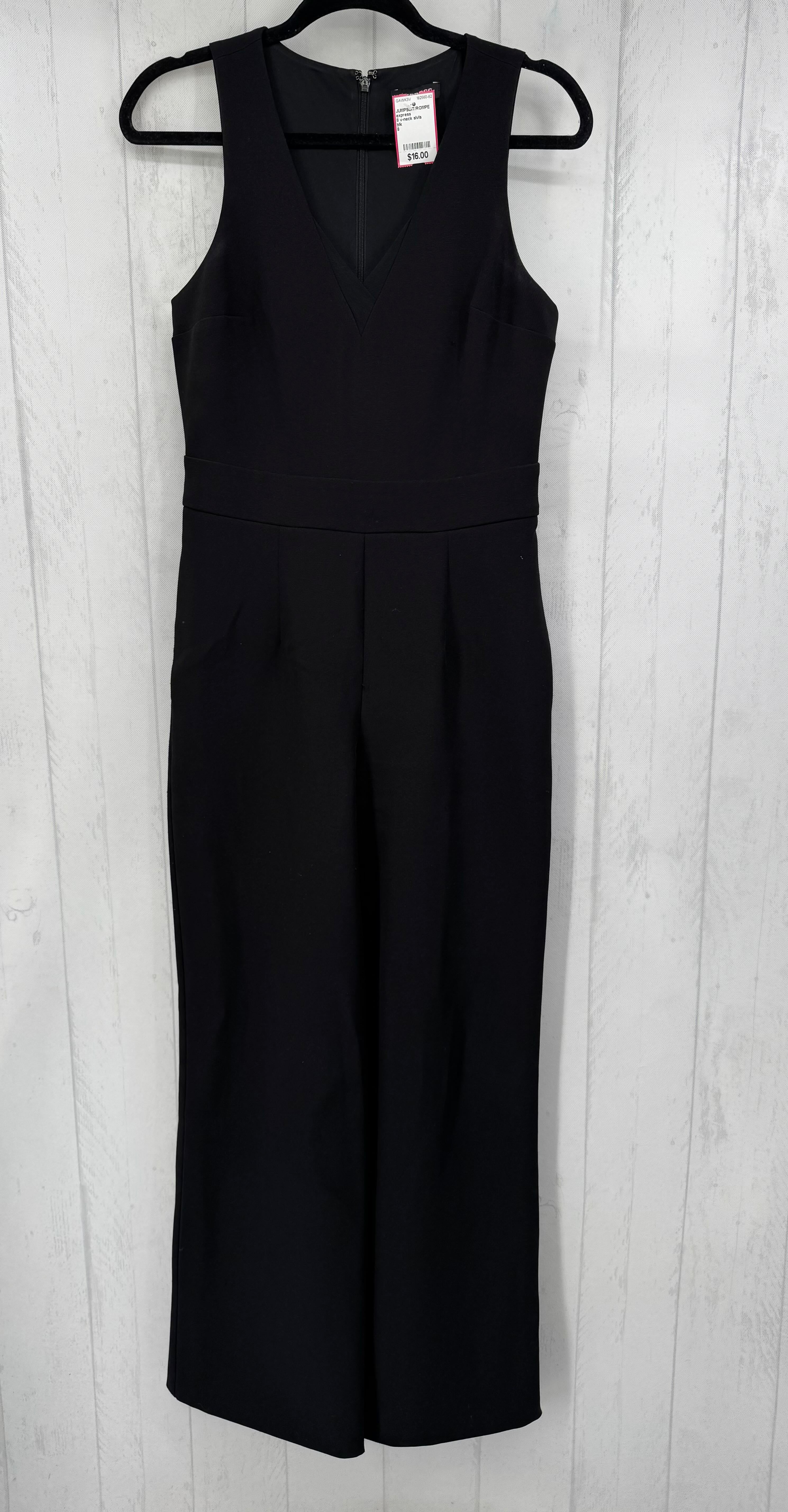 8 v-neck slvls jumpsuit