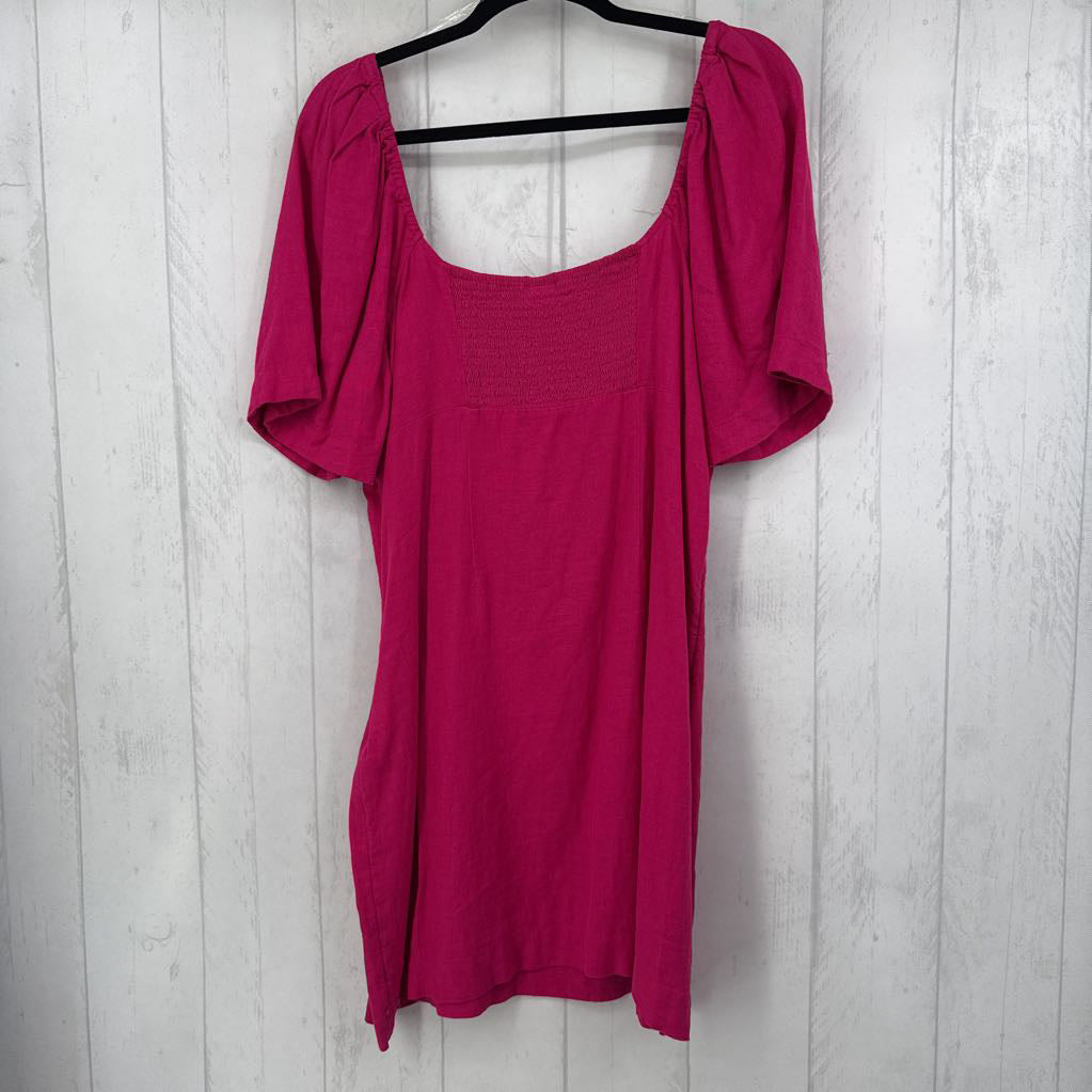 XL sweetheart neckline s/s dress