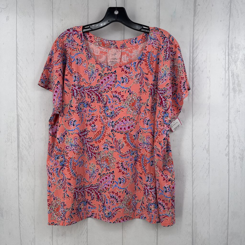 L s/s paisley top