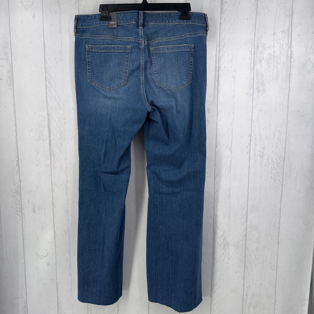 12 stretch super flare jeans