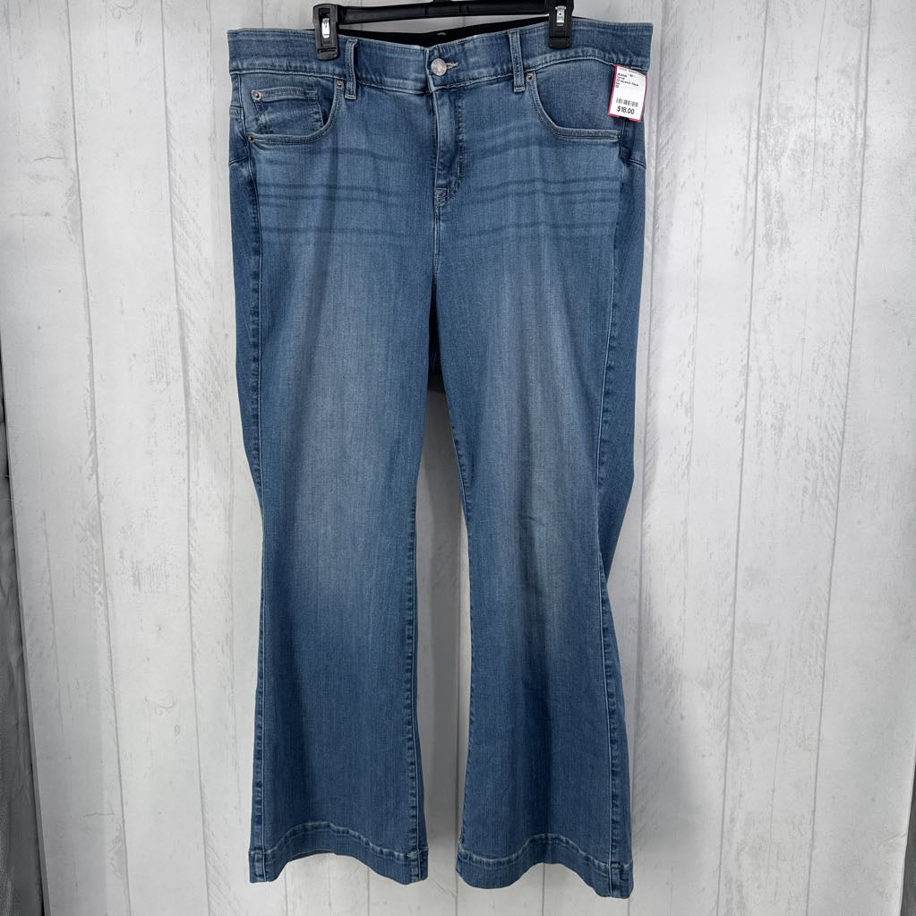 22 stretch flare jeans