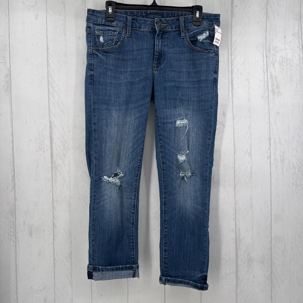 30 distressed jeans