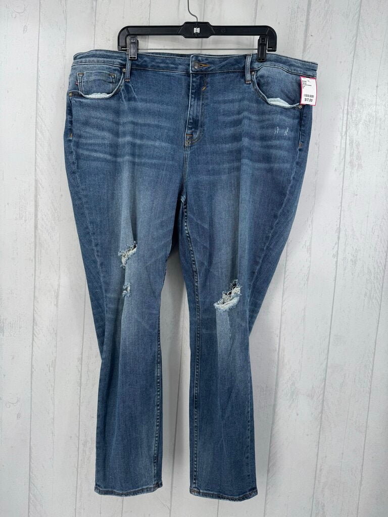 24 distressed skinny jeans
