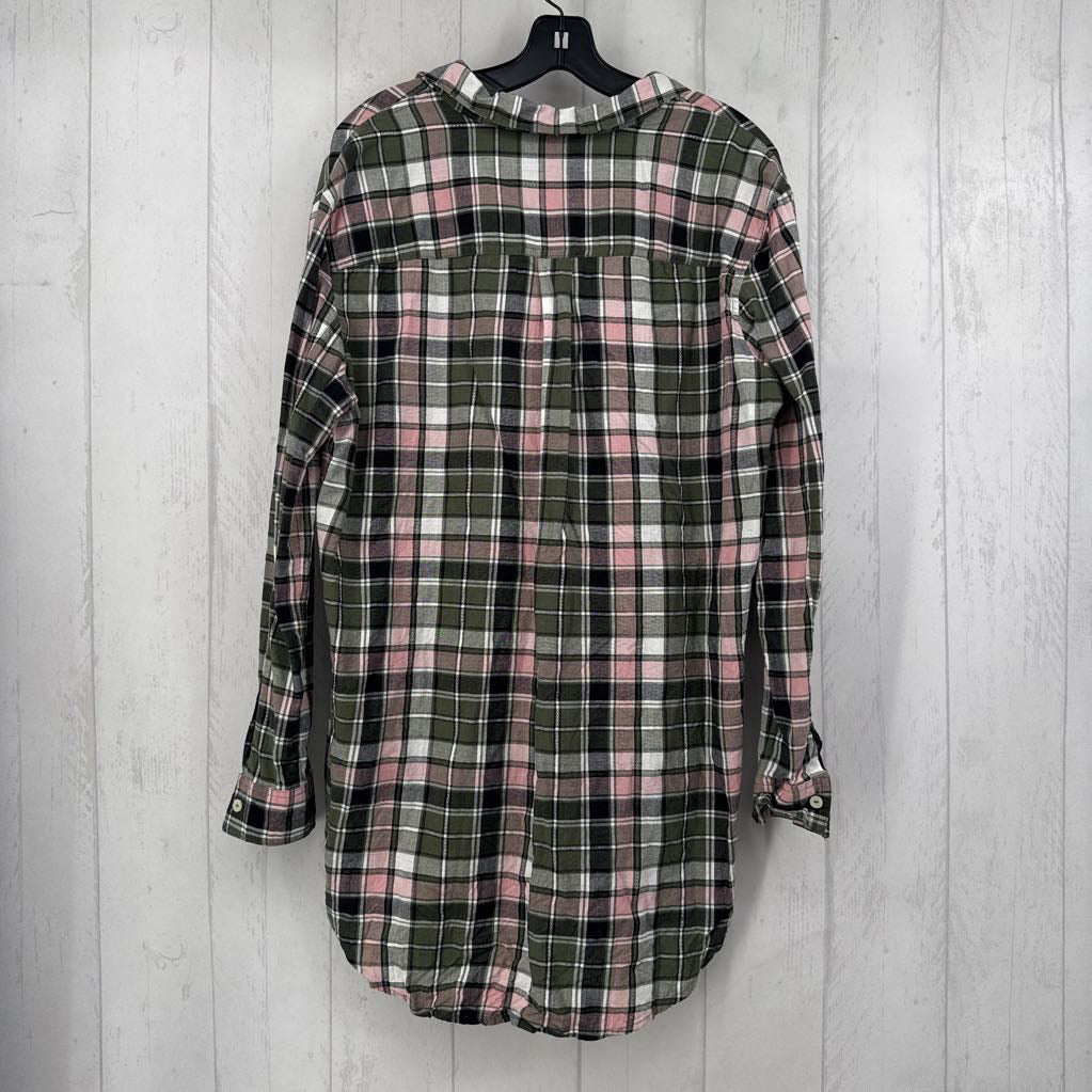 L l/s check half button top