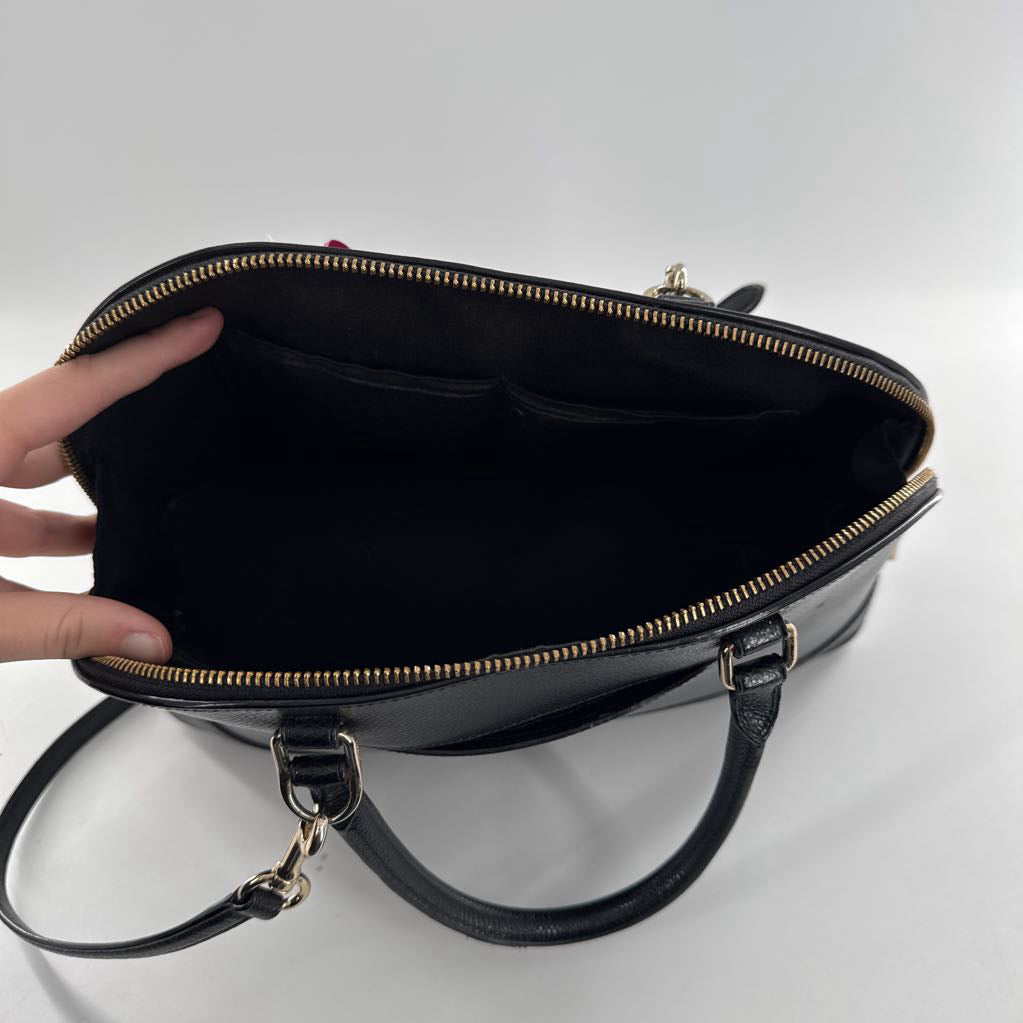 leather dome satchel