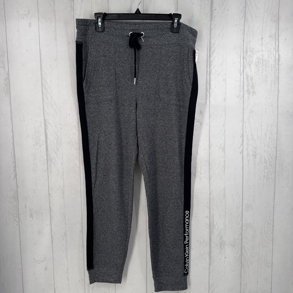 XXL drawstring side stripe joggers