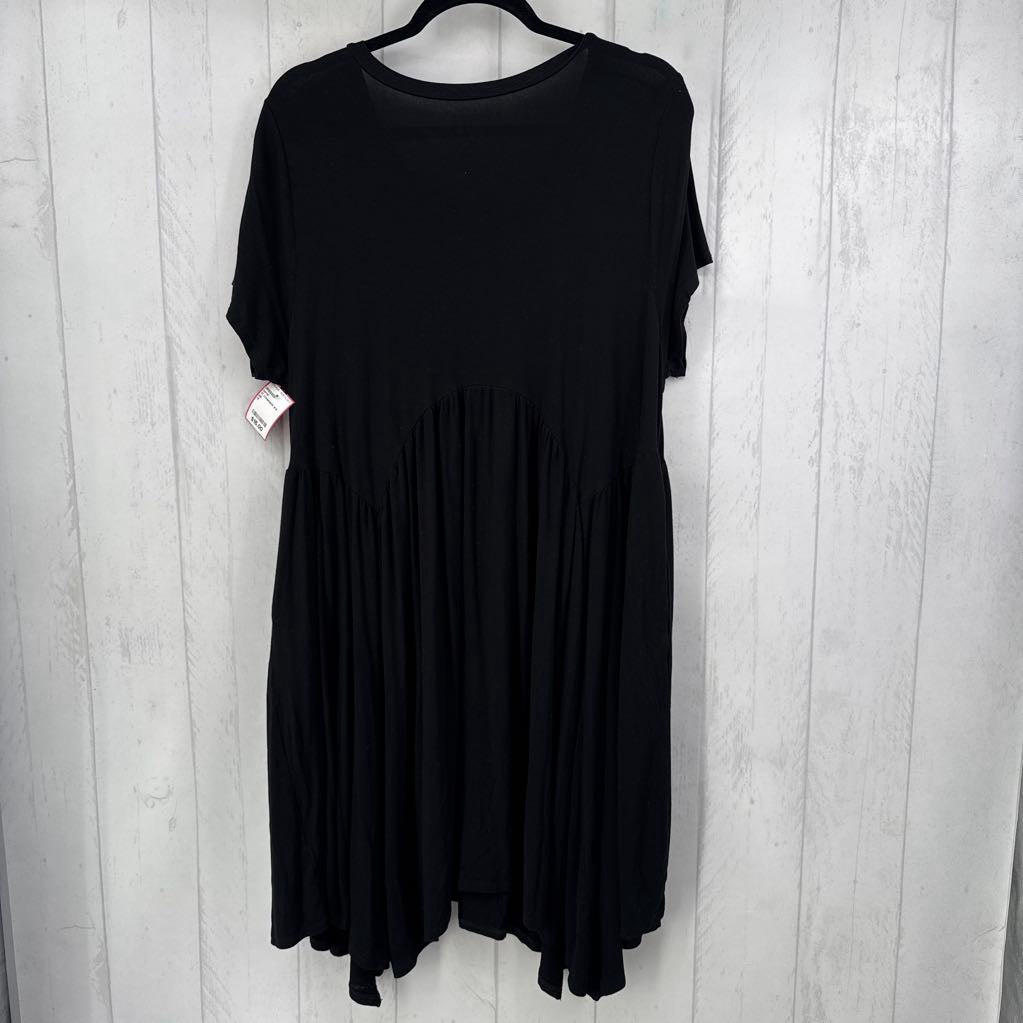 1X crewneck s/s dress