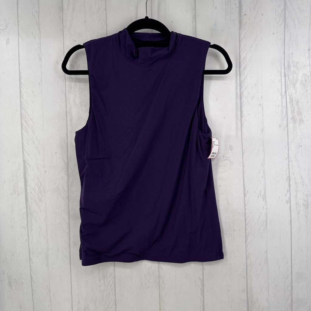 XL mock neck tank