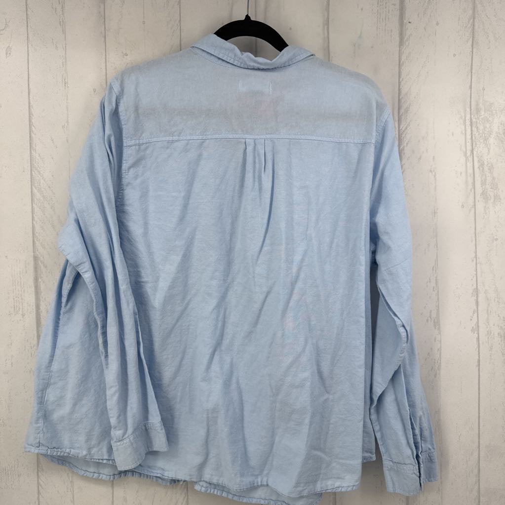 XXL button down l/s top