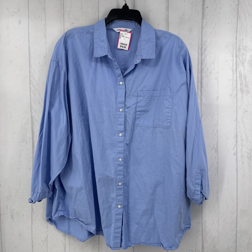 XL button down l/s top