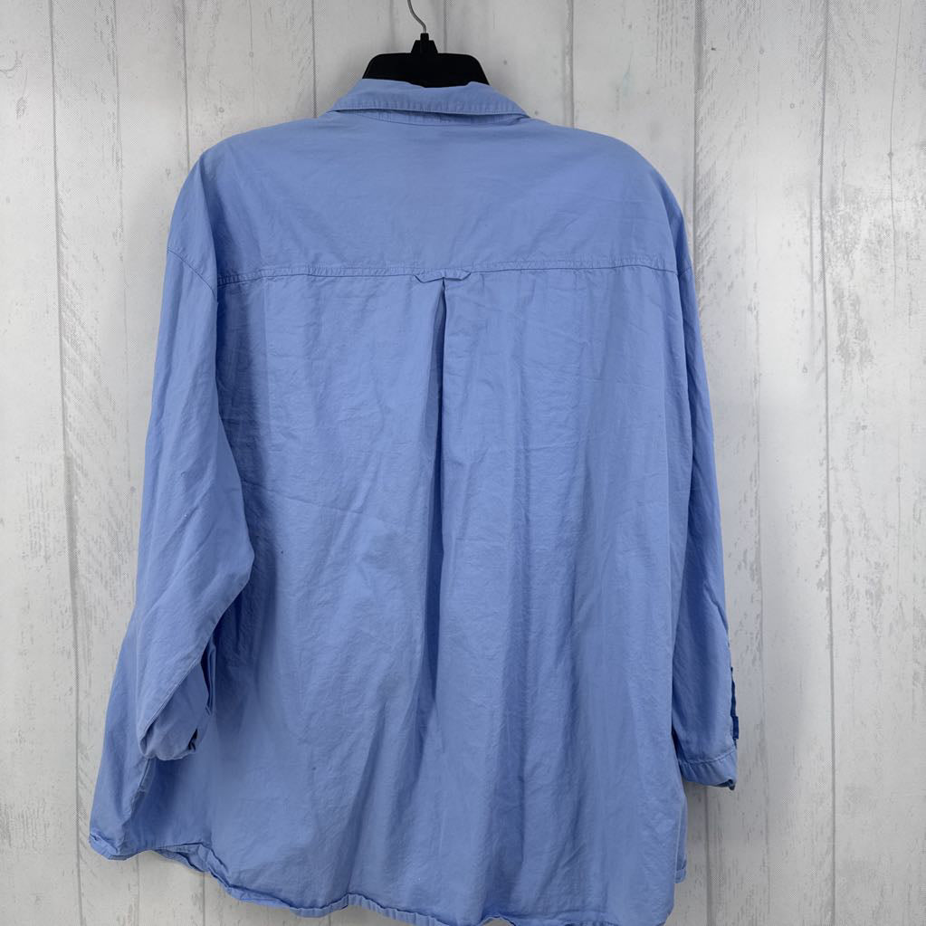 XL button down l/s top