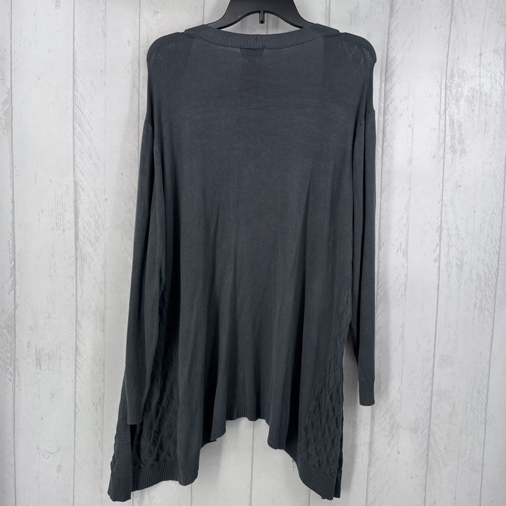 1X crochet long cardi