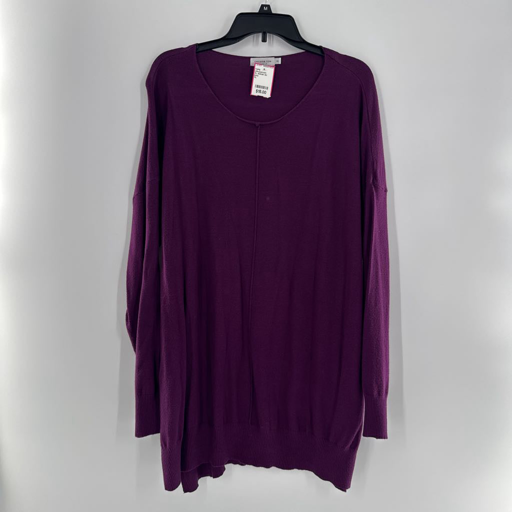 XL dolman slv scoop neck top