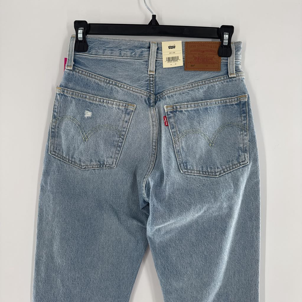 24x30 hi rise straight leg jean