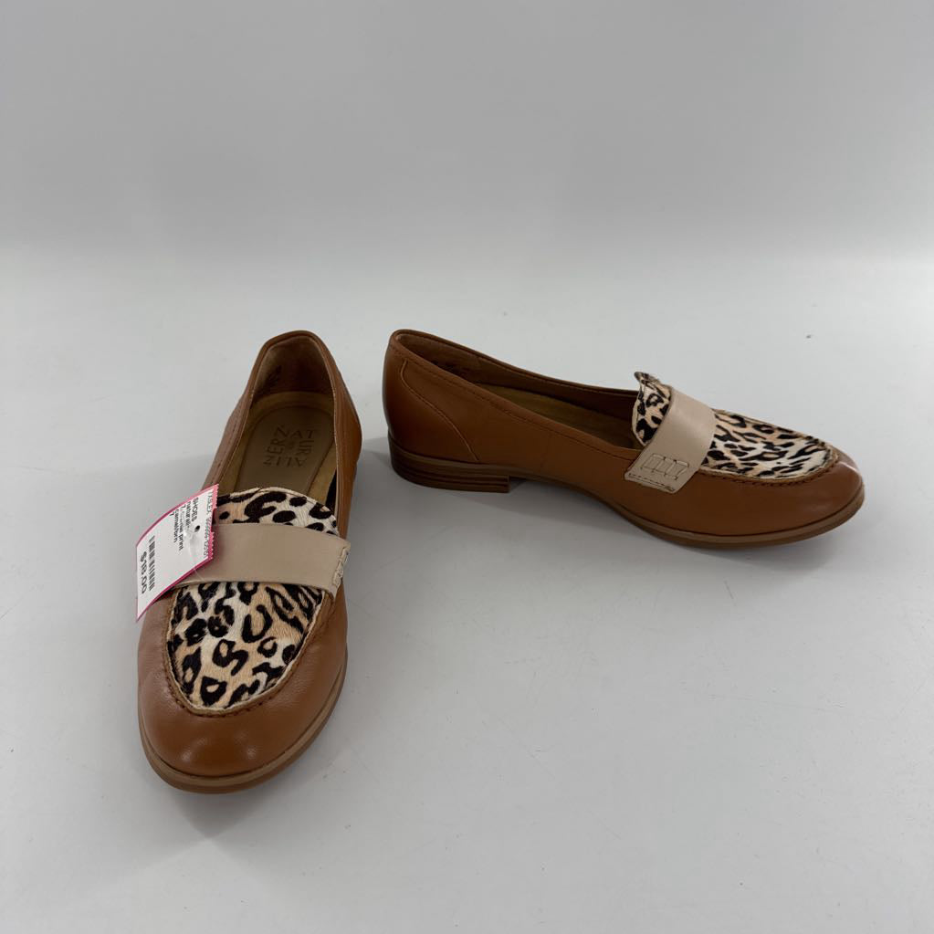 7 animal print loafers