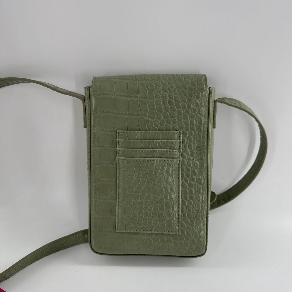 vegan leather slim crossbody