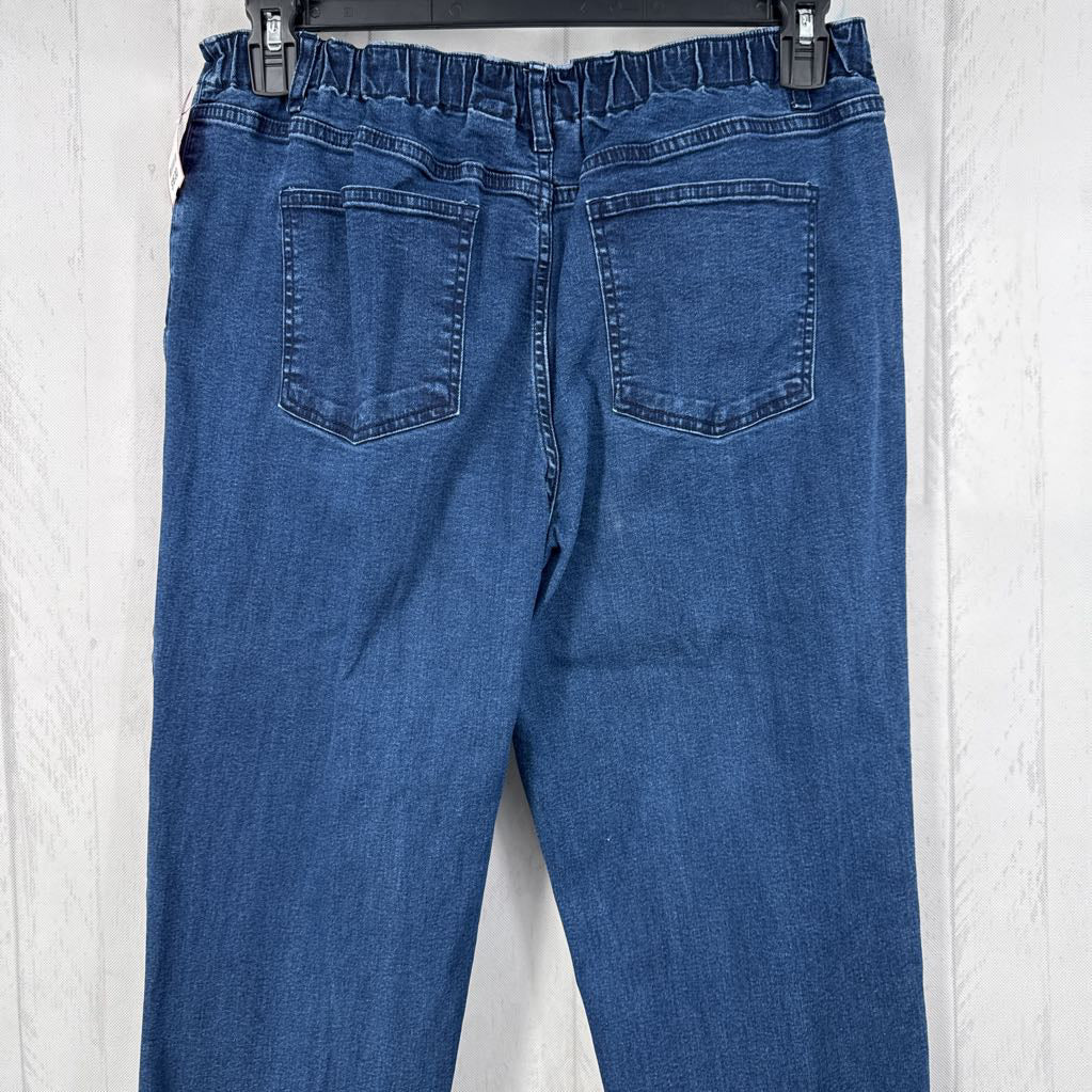 16/PS pull on straight leg jean
