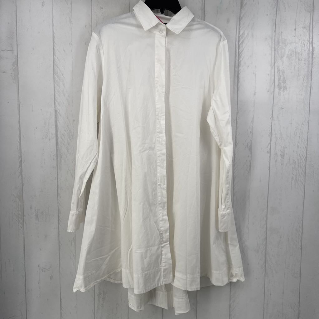 XL button down l/s a-line tunic