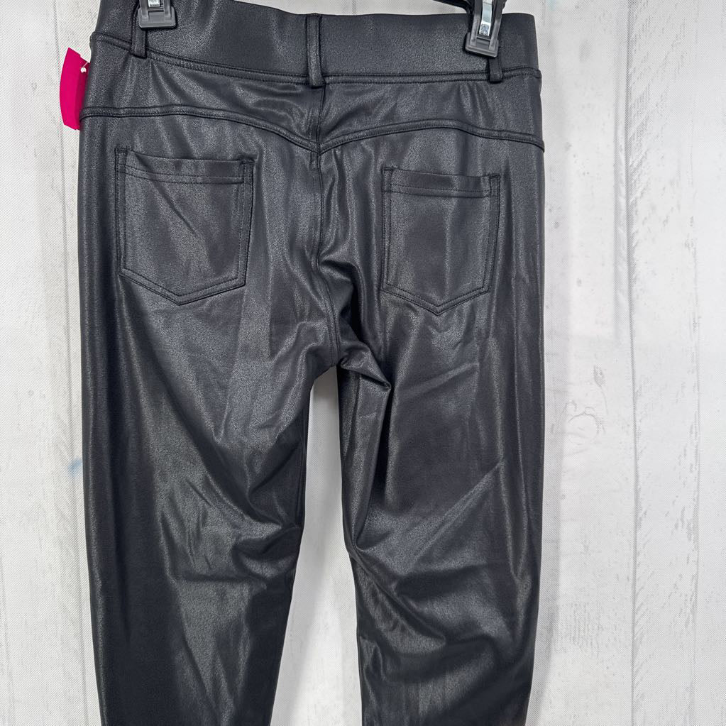 M faux leather legging