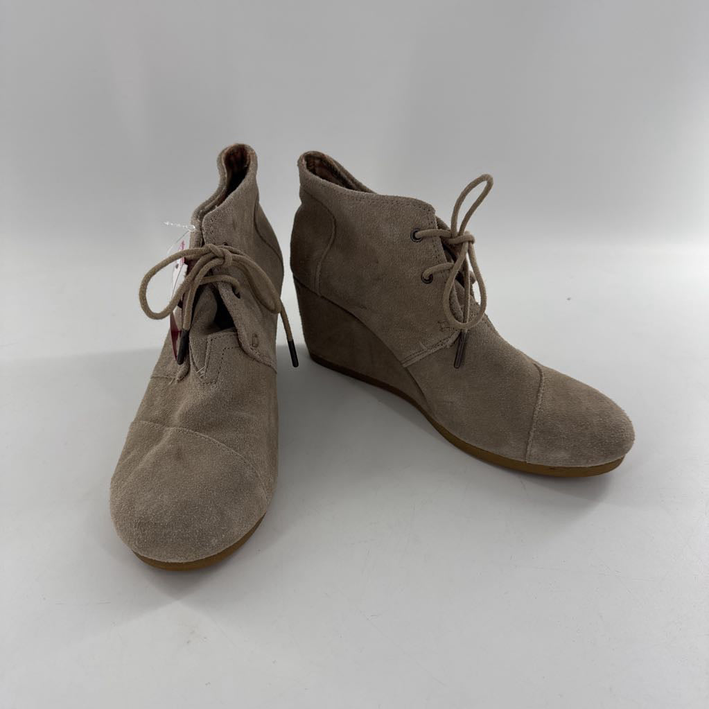 9.5 wedge lace up ankle boots