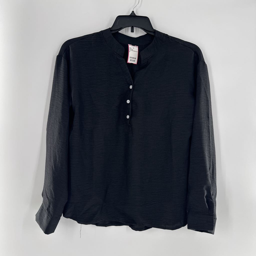 L l/s half button top