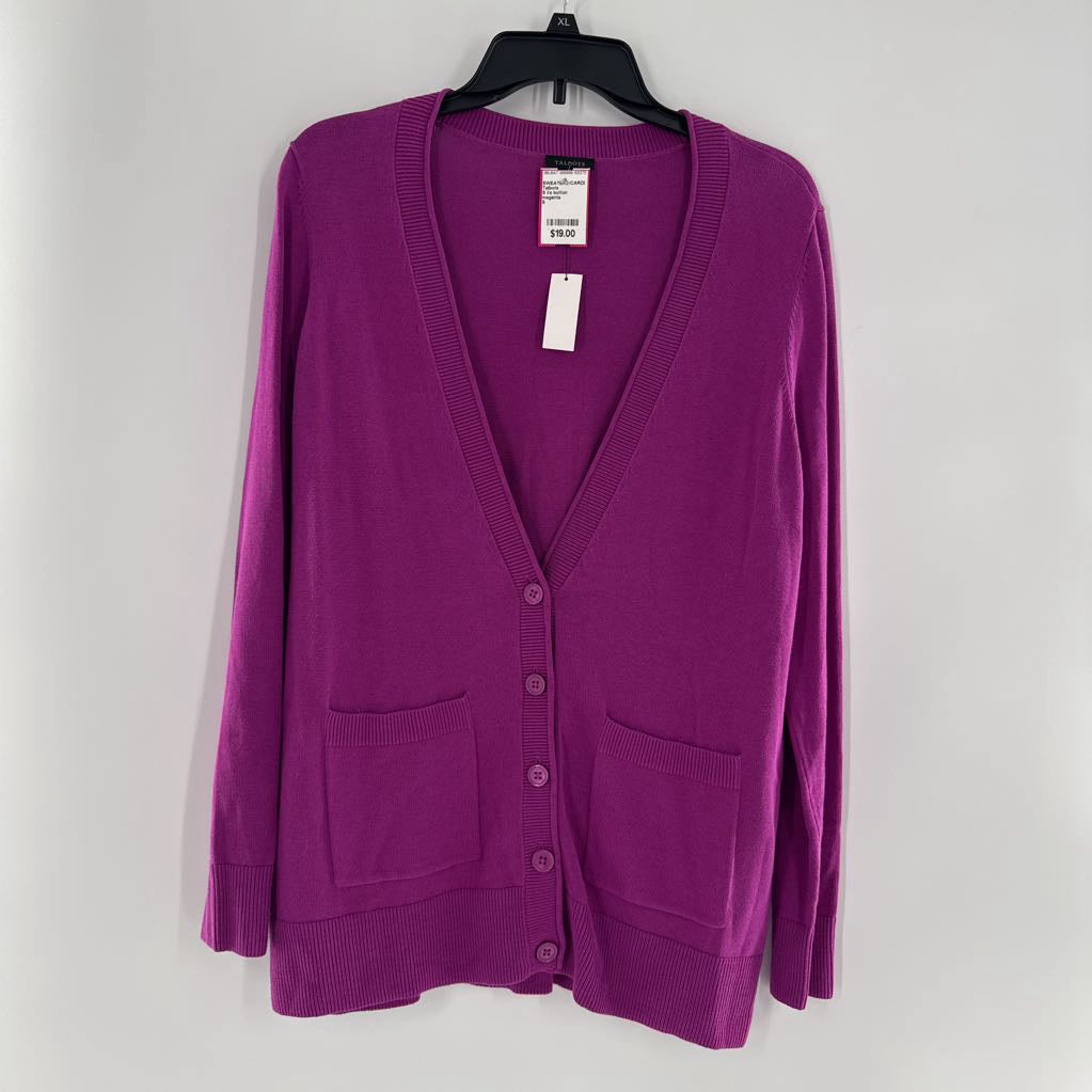 S l/s button cardigan