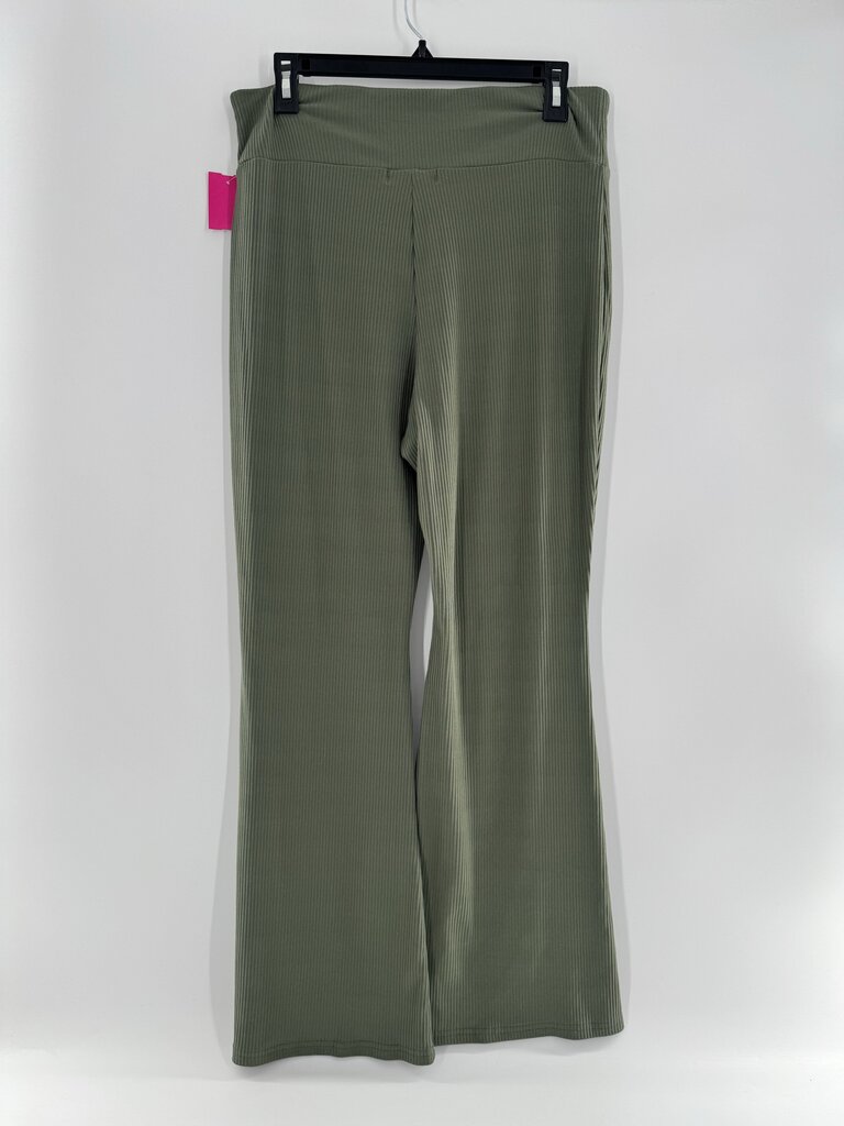 XL ribbed flare pull on leggings