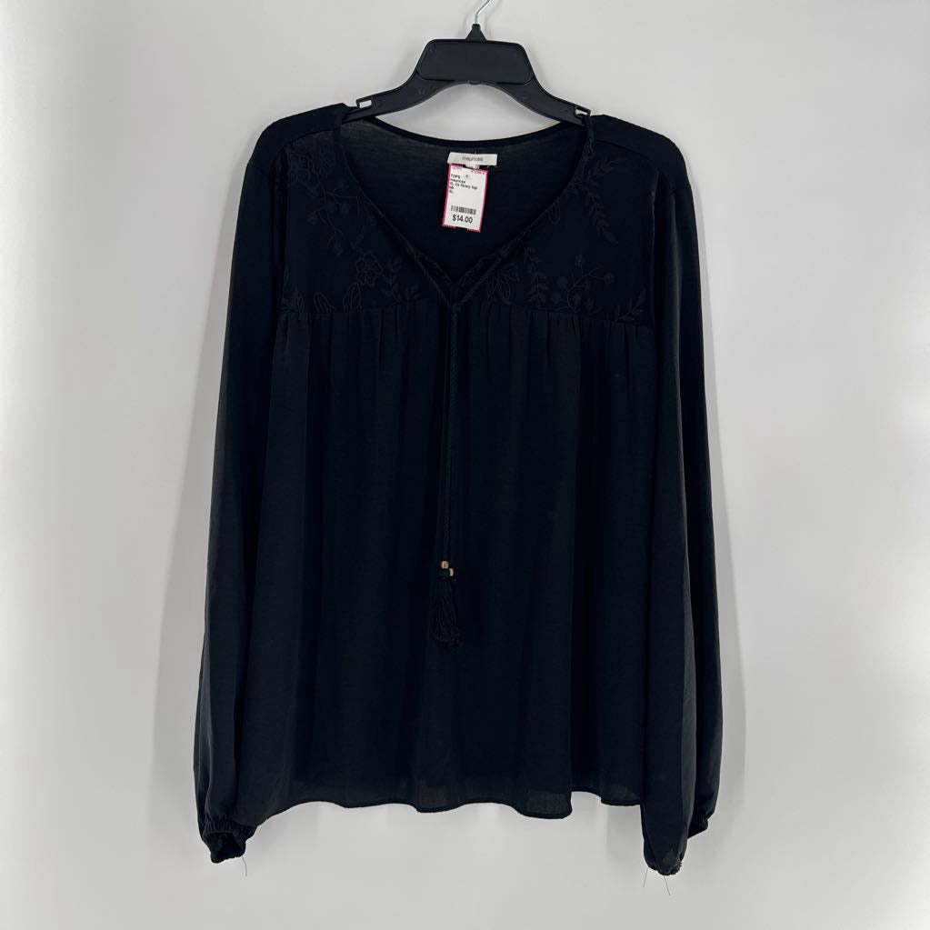XL l/s flowy top