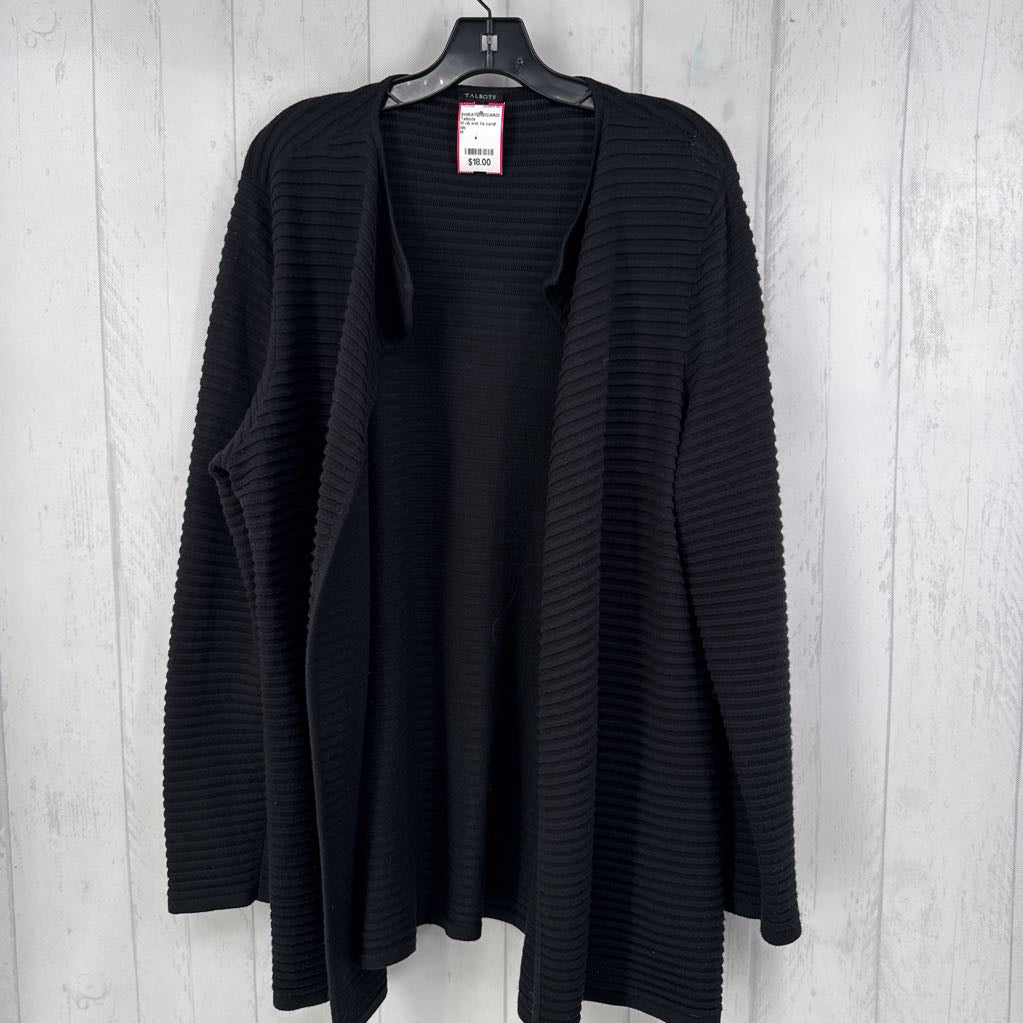 M rib knit l/s cardi