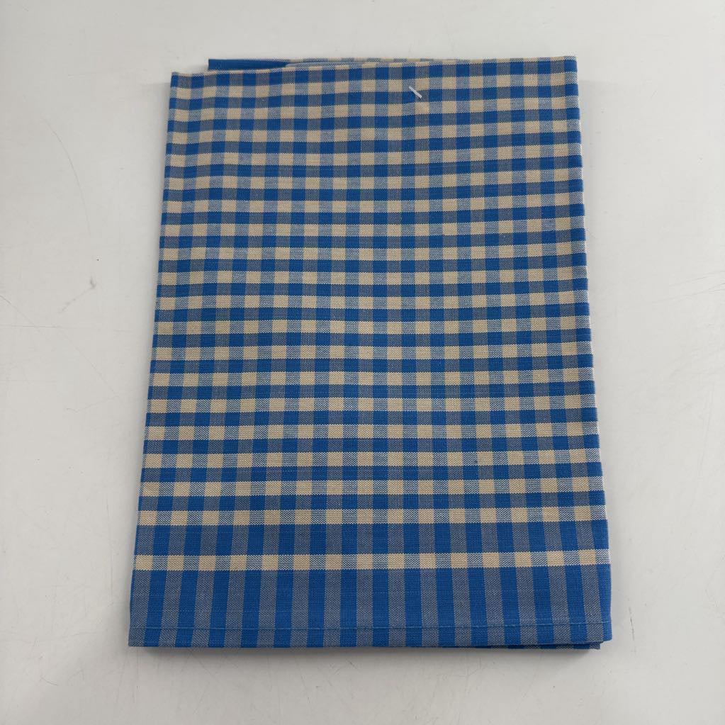 checkered kitchen towel-blu