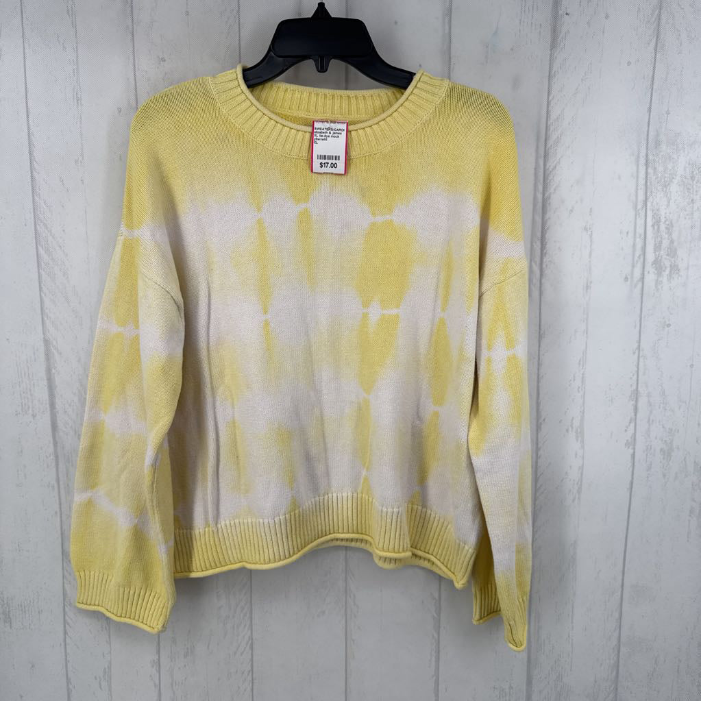 XL tie-dye mock neck sweater