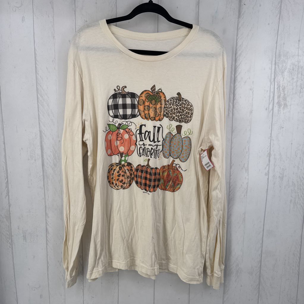 XL graphic l/s tee (fall favorite)