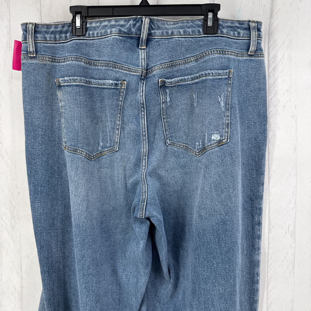 16W wide leg jean