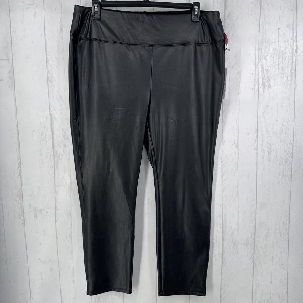 R90 1X faux leather pant