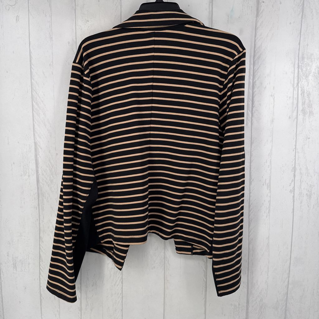 XL striped knit jacket
