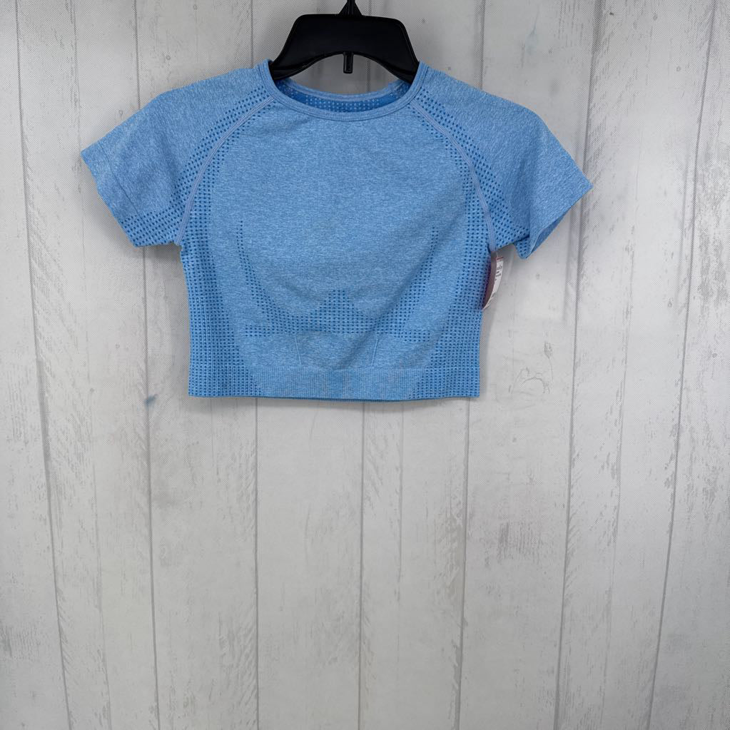 S s/s crop fitted top