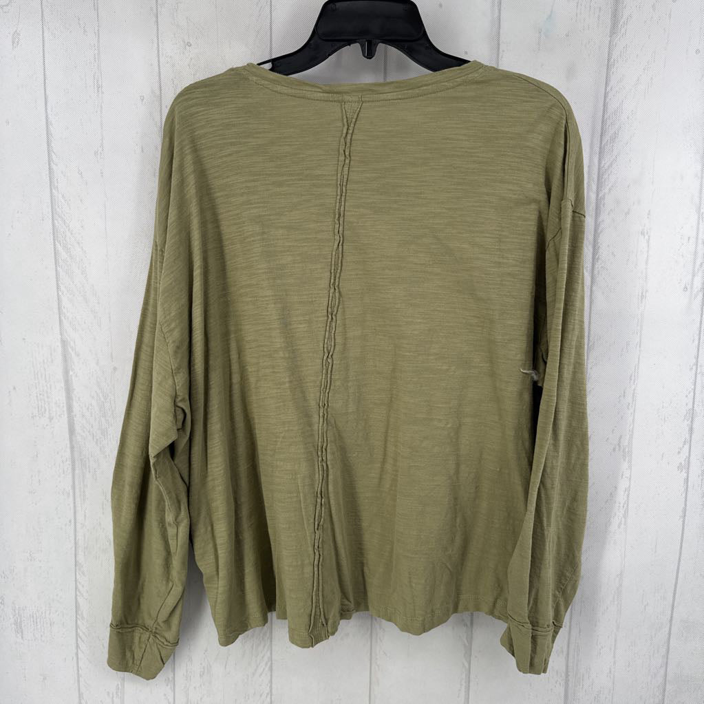 L l/s v-neck top