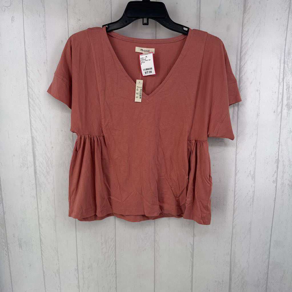 S s/s v-neck top