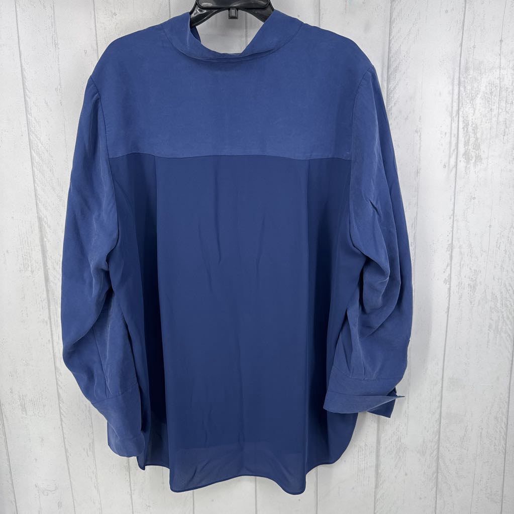 XL l/s hidden button shirt