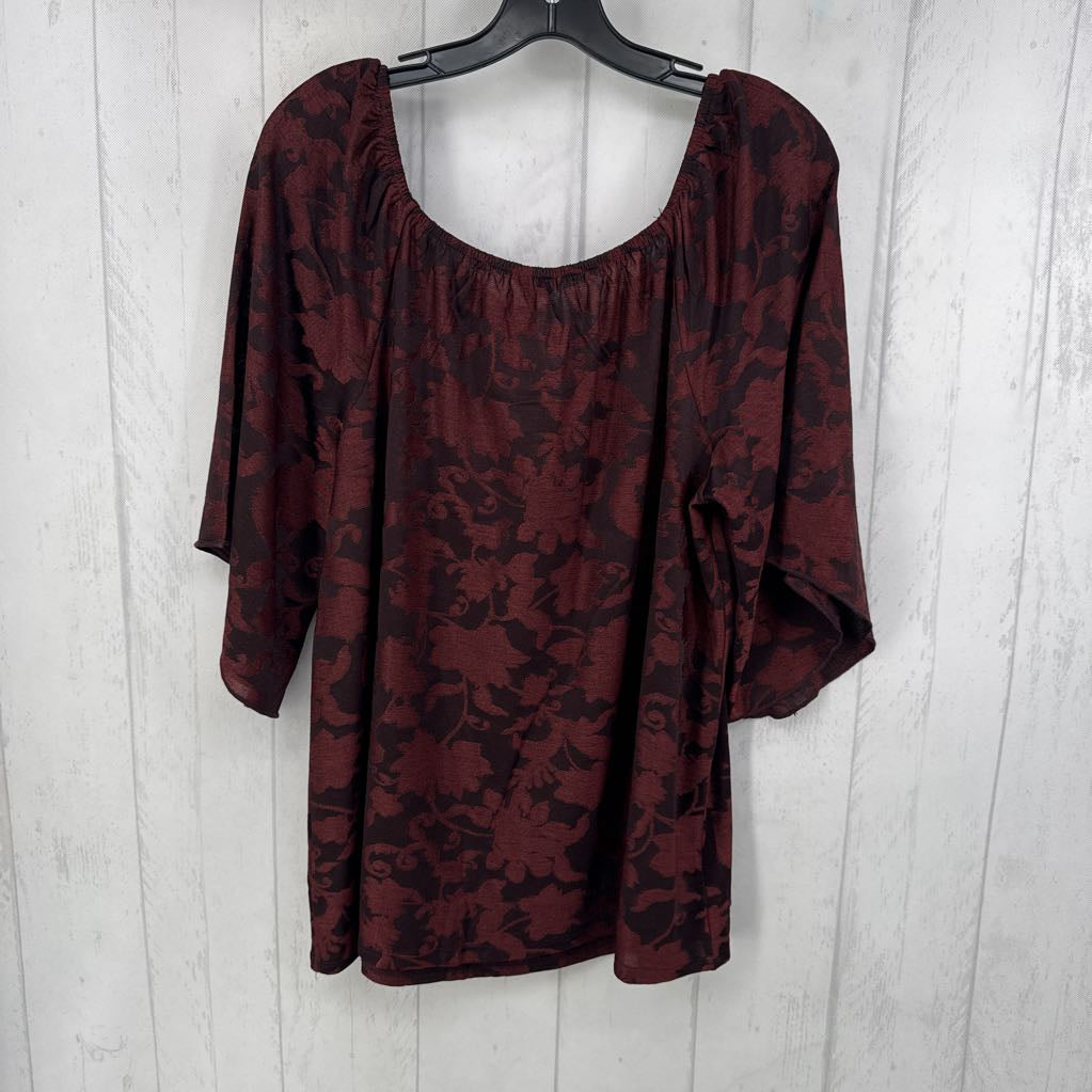 L s/s v-neck top