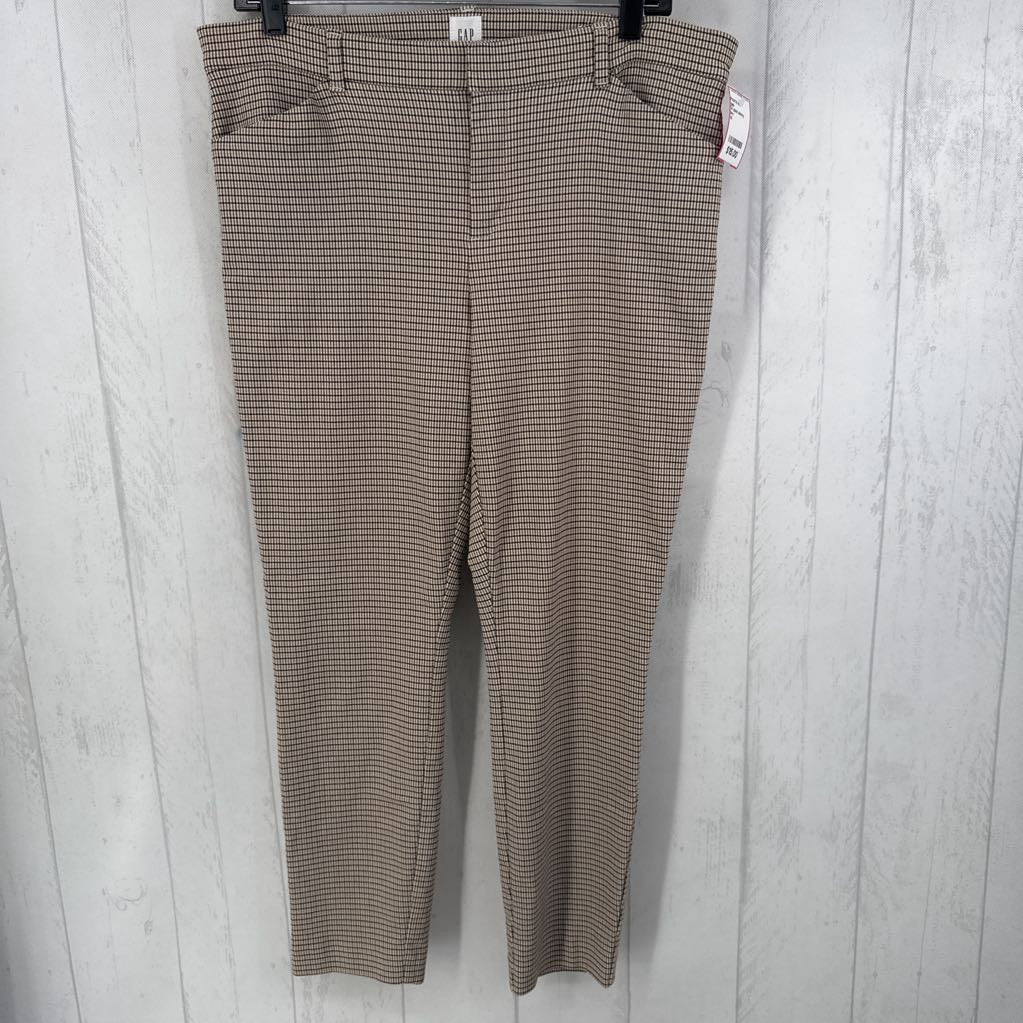 14 plaid skinny pants