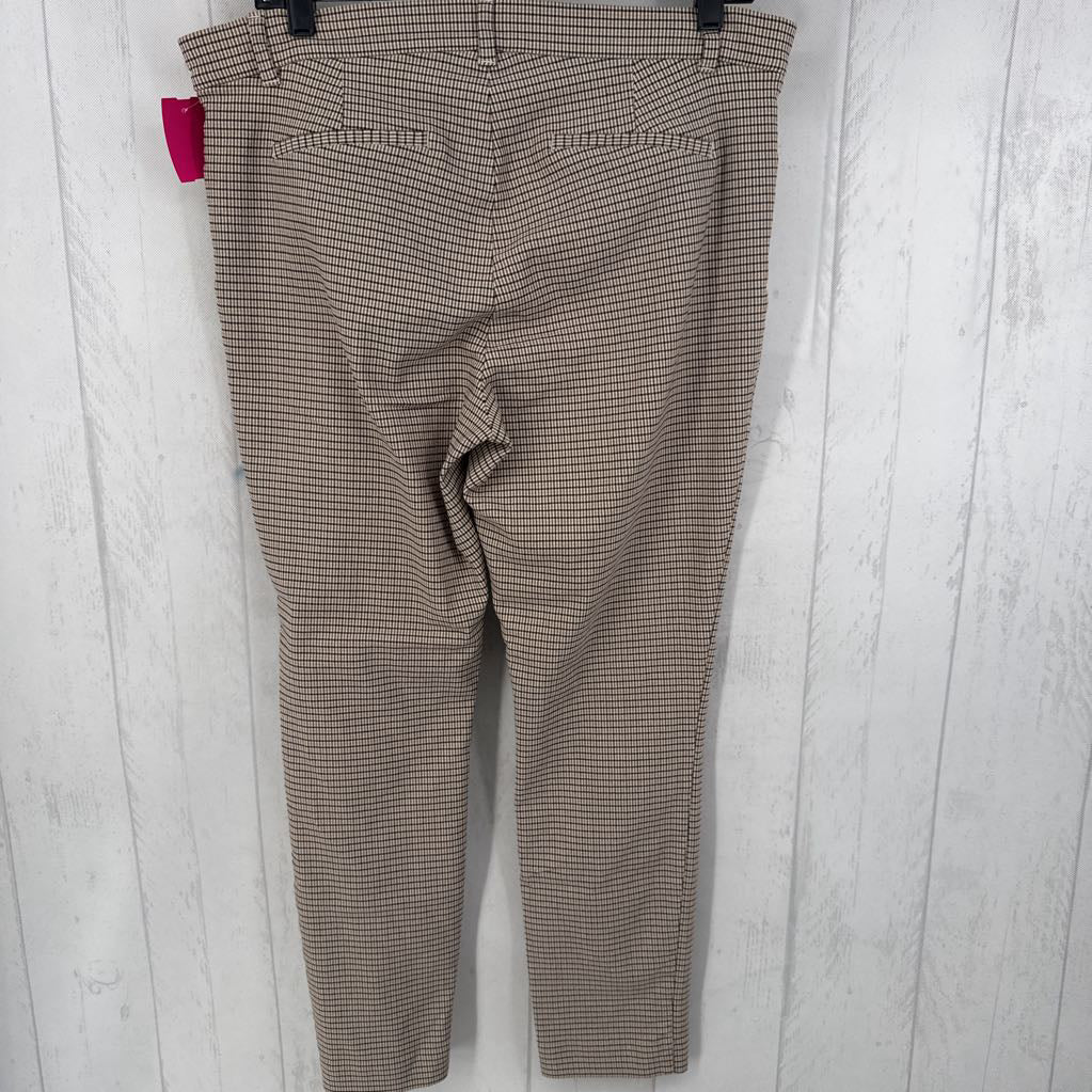 14 plaid skinny pants