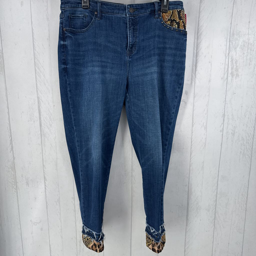 12 embroidered girlfriend slim ankle jeans