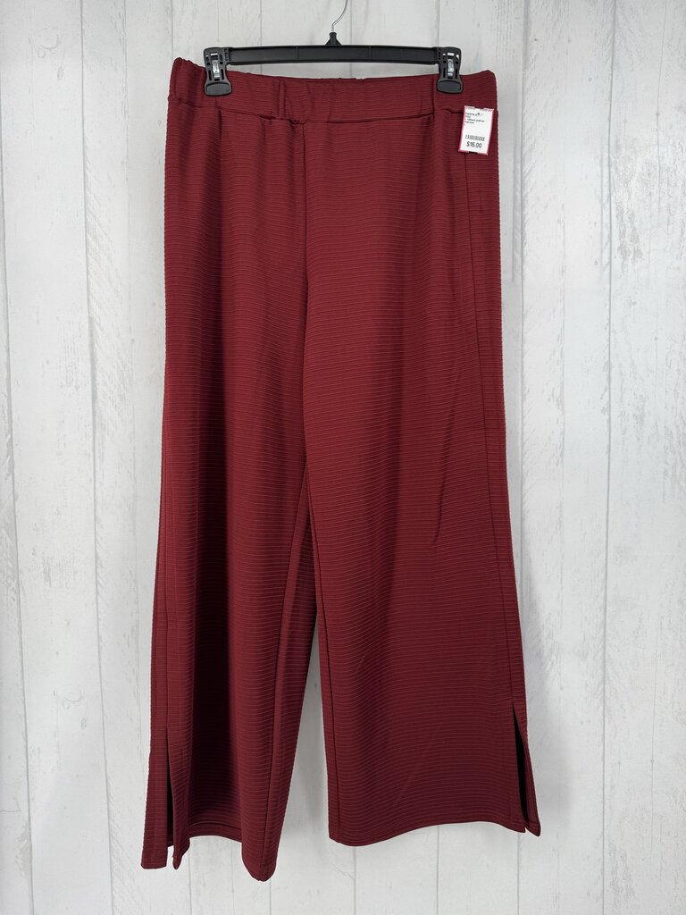 L ribbed pull-on pant