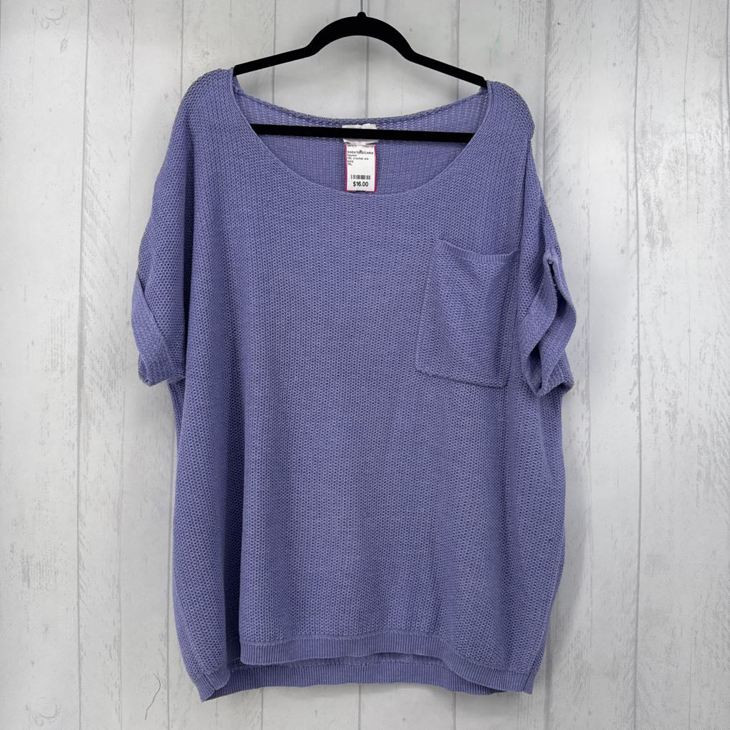 1XL crochet s/s sweater