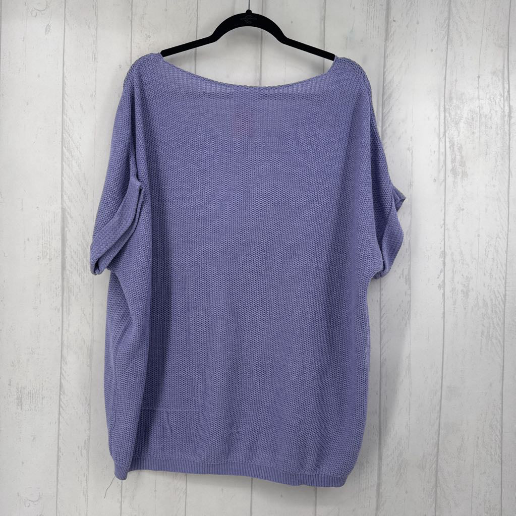 1XL crochet s/s sweater