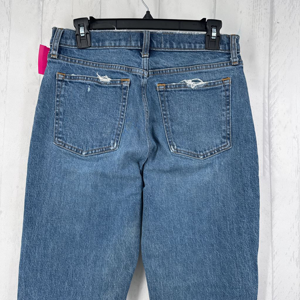 6 high rise mom jeans