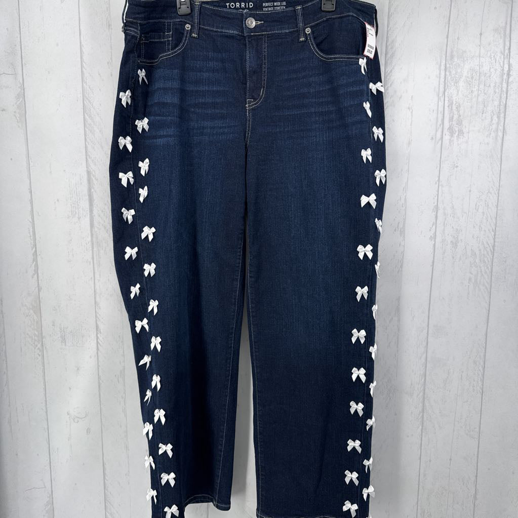 16T bow jeans