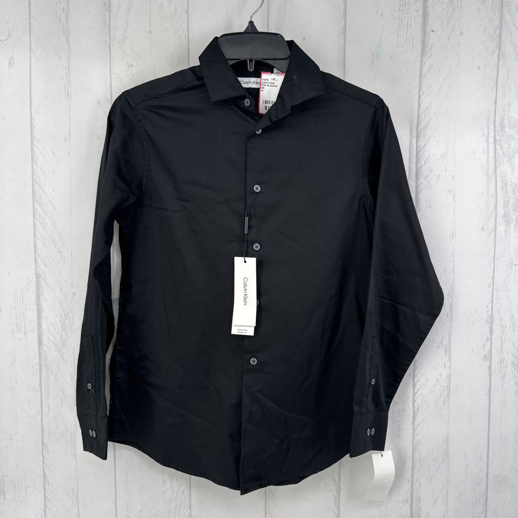 R34 14 button down l/s top